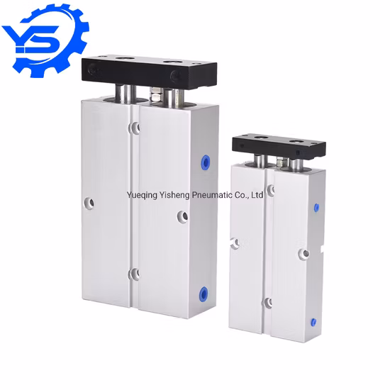 Воздушный цилиндр с двойным штоком Airtac серии Tn с двойным валом двойного действия